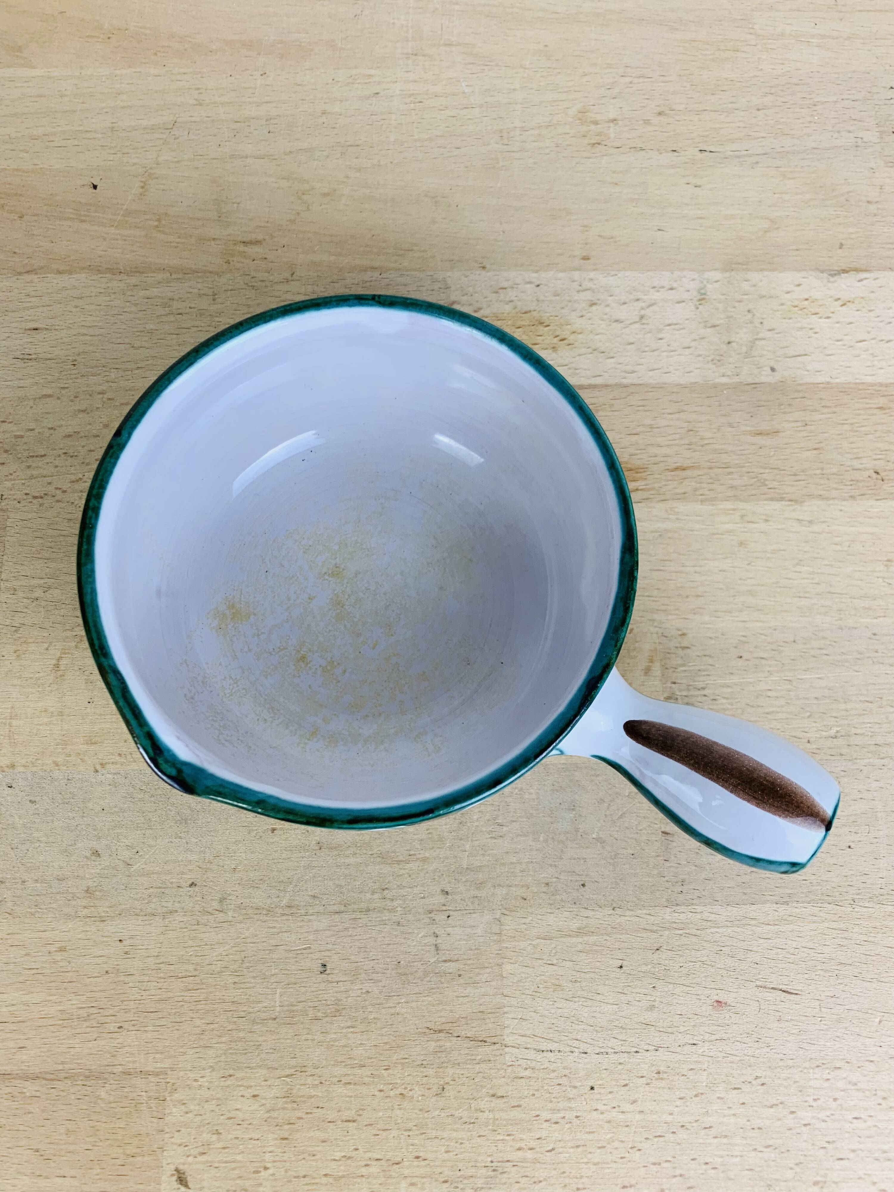 Robert Picault ceramic Vallauris pocket emptier, vintage pan