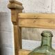 Large oak church pew
