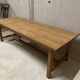Solid wood farmhouse table – country style 230cm