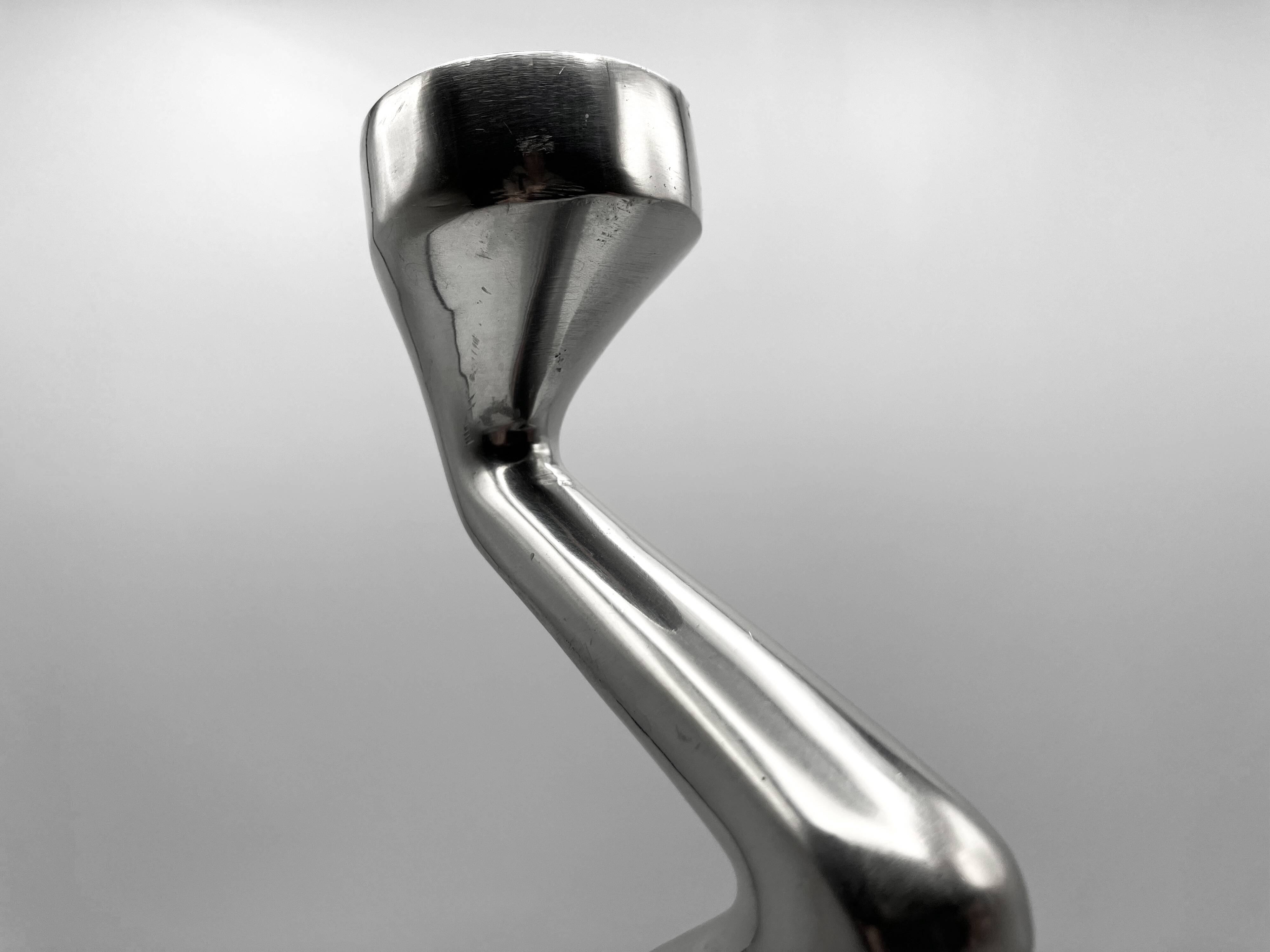 Zig Zag Modernism Candle Holder • Matthew Hilton for SCP • 1987 • signed