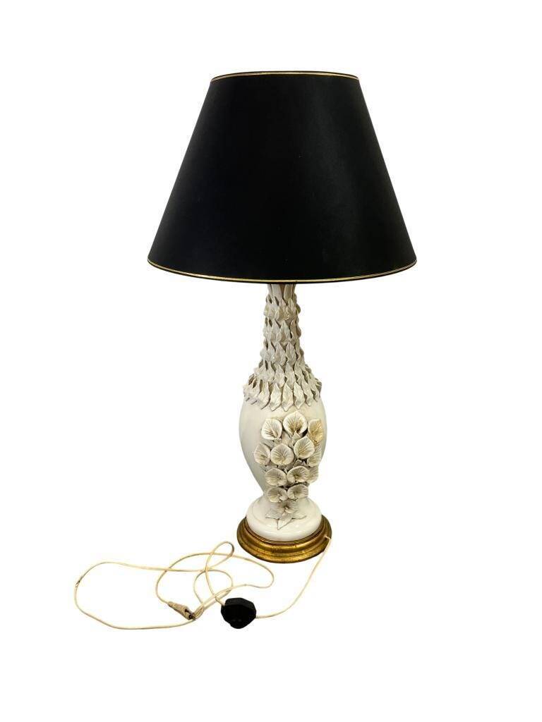 Vintage tall ceramic table lamp / floor lamp Ceramica Bondia