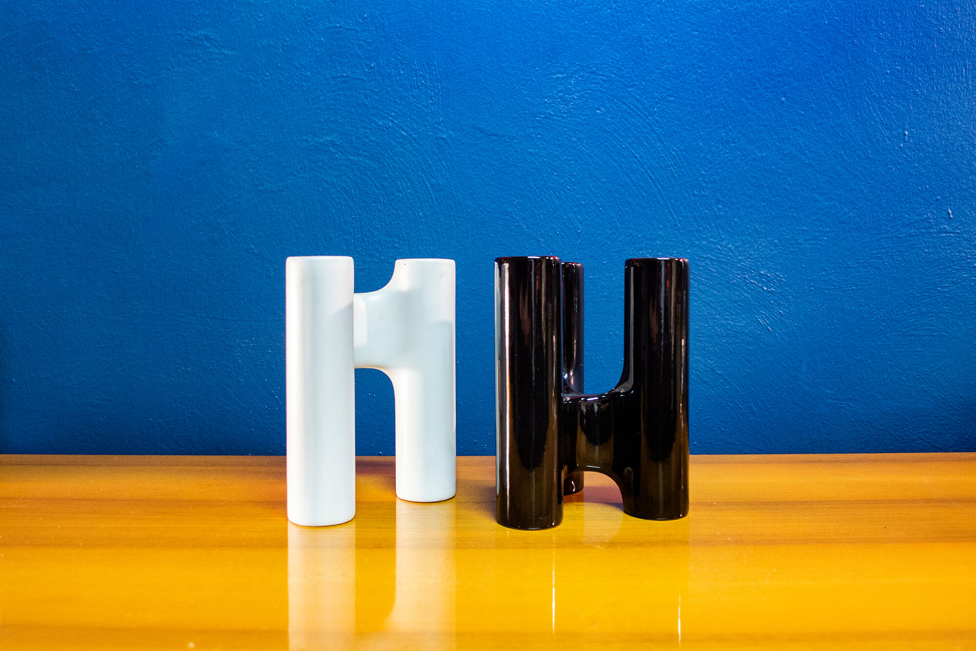 Ceramic Vase by Marisa Modern line in craftsmanship, Italy 70s