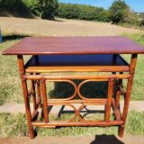 Bamboo and rattan desk