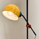 Lampadaire postmoderne en métal multicolore par Veneta Lumi, Italie des années 1980.