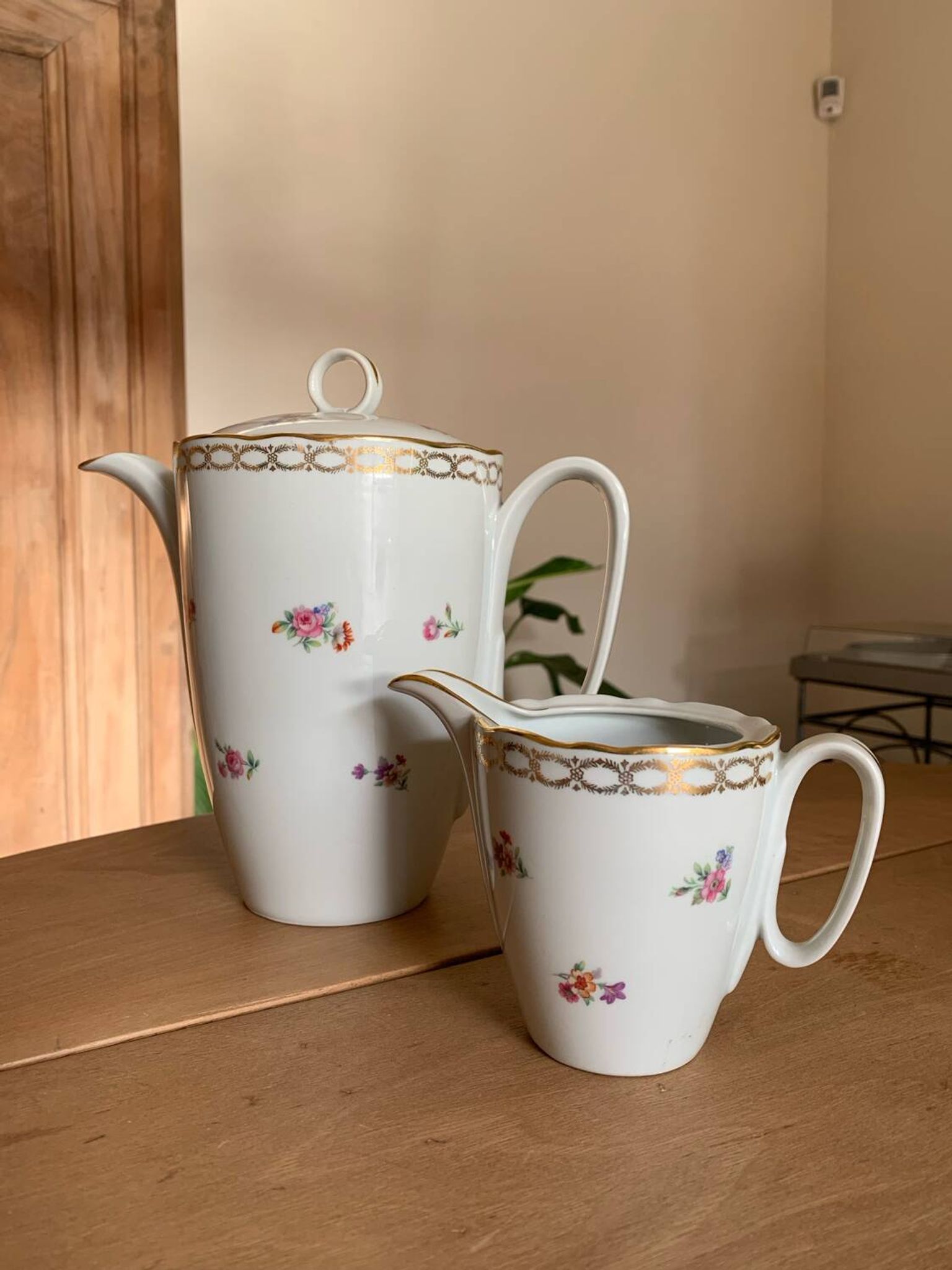 Coffee and milk jug
