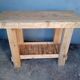 Workbench 120cm old solid wood
