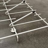 Minimalist German rope coat rack from the mid-century, 1960s.