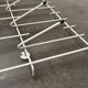Minimalist German rope coat rack from the mid-century, 1960s.