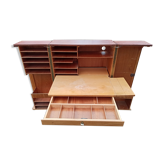 Folding desk says "Magic box" by designers Mummenthaler - Meier, Switzerland