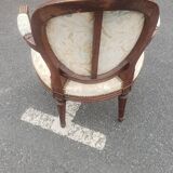 Pair of medaillon armchairs