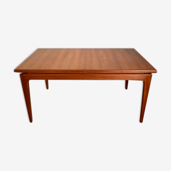 Table extensible scandinave en teck 149/225x86cm, 60