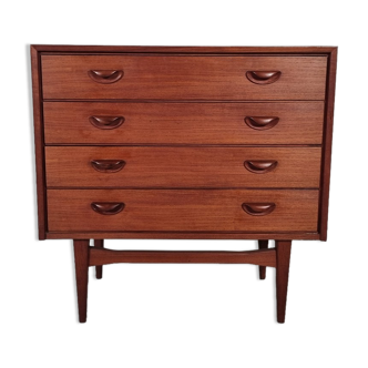 Danish teak chest of drawers, 60s