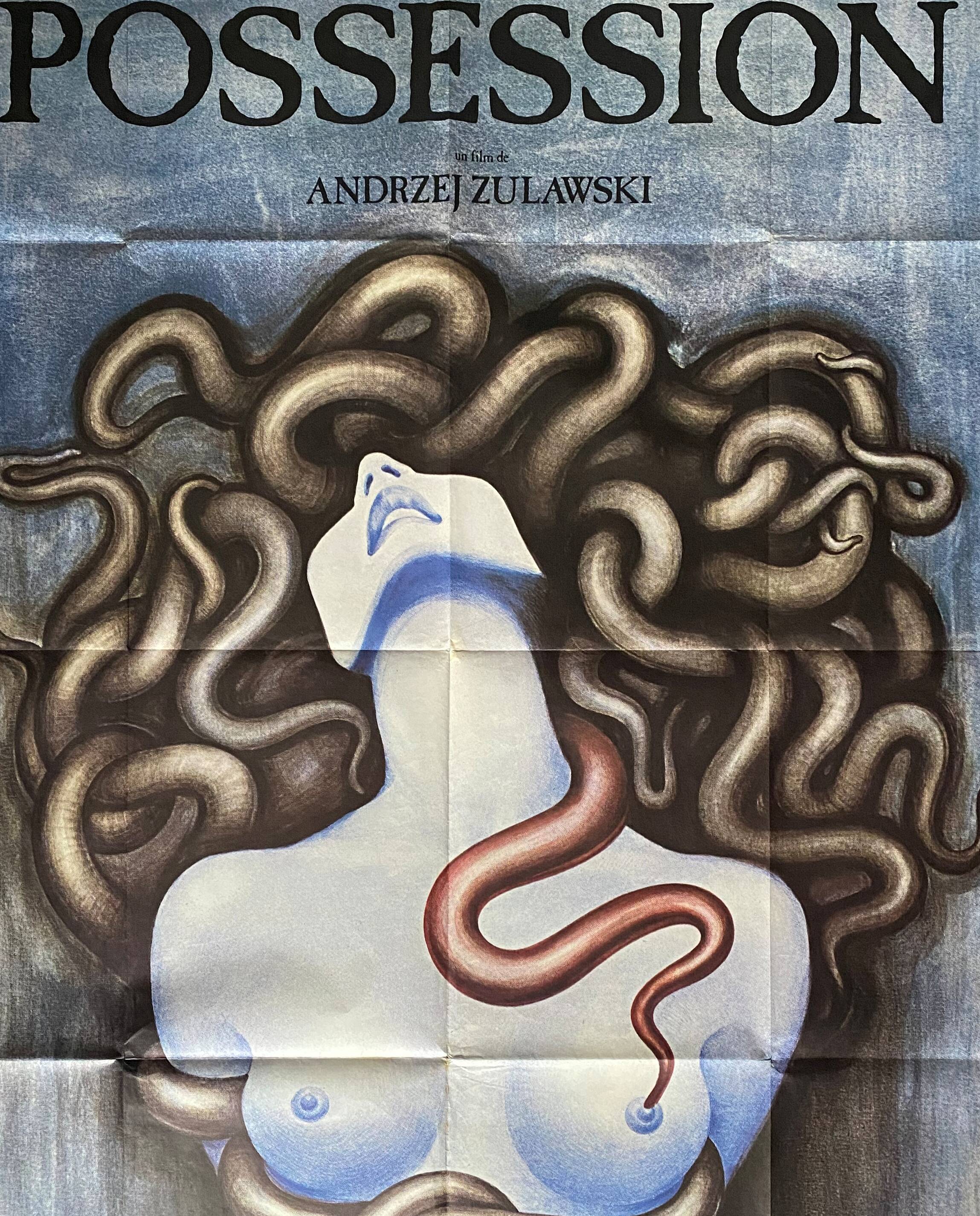 Original cinema poster "possession" isabelle adjani 120x160cm 1981