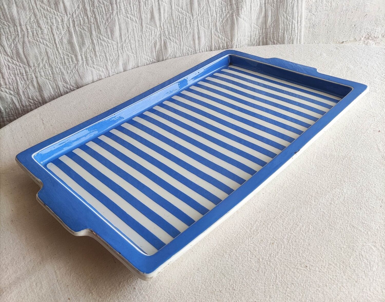 Sarguemine Fox Trot earthenware tray