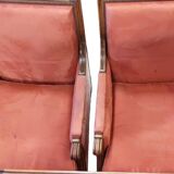 Vintage Louis XVI style armchairs by designer Pierre Counot Blandin in good condition. Wooden frame