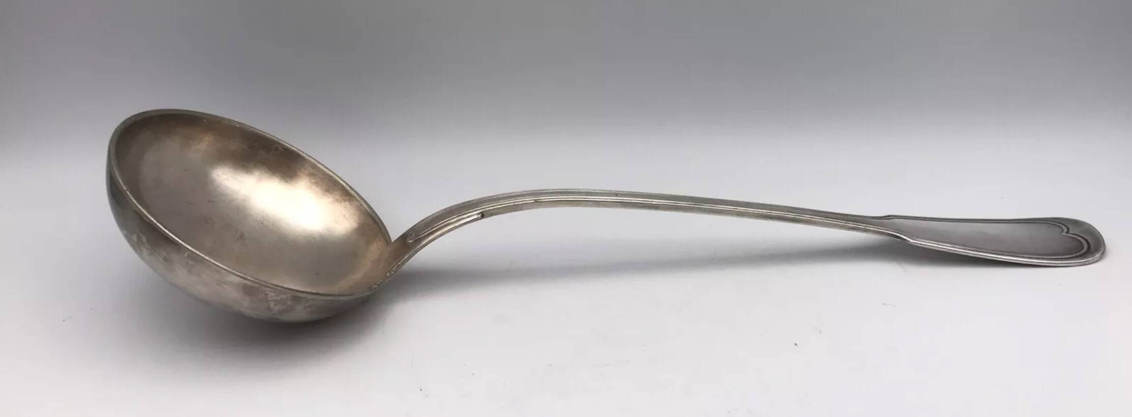 CHRISTOFLE Ladle in Silver Metal Chinon Model 32 cm