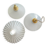 Set of 3 opaline suspensions