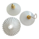 Set of 3 opaline suspensions