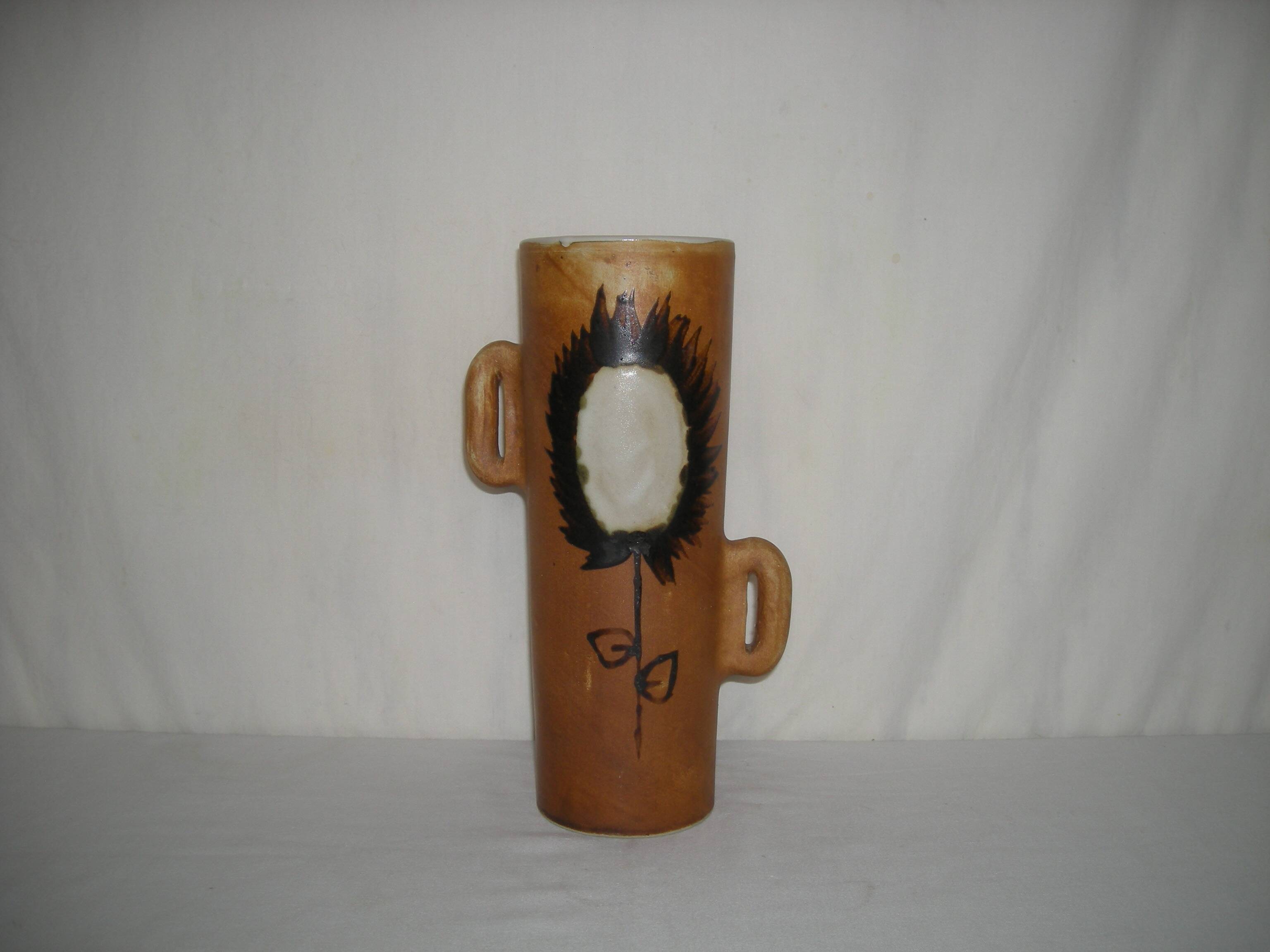 stoneware vase - dove pottery from the 60s