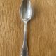 8 large silver-plated metal Art Deco spoons