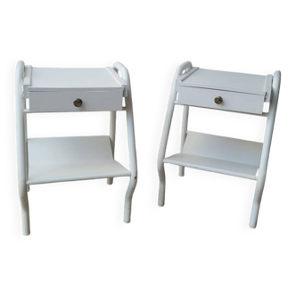 50s boarding school bedside table
