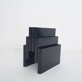 Black Giotto Stoppino for Kartell magazine stand, Italy 1960's