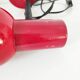 Red vintage lamp, 30.5 cm high