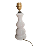 Pied de lampe céramique blanche Jean Roger