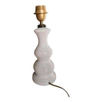 White ceramic lamp base Jean Roger