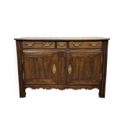 Malouin buffet in mahogany and poplar from the 19th century