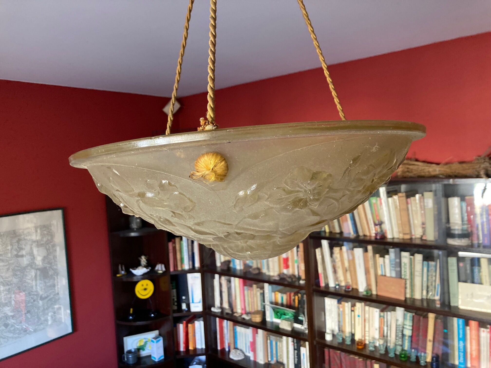 Ceiling suspension glass paste