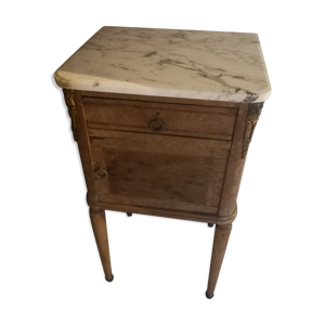 table de chevet encienne - marbre