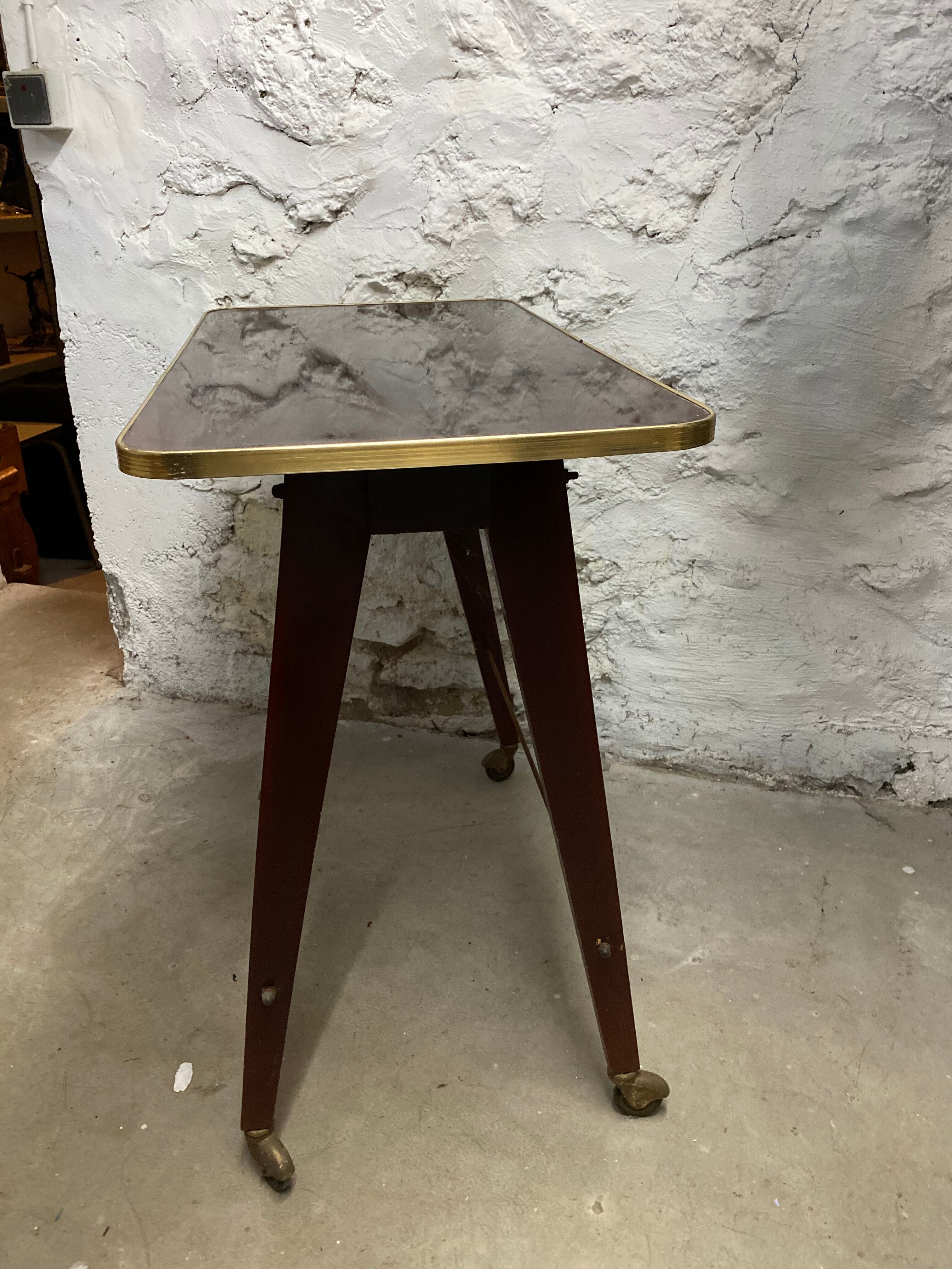 Vintage rolling table