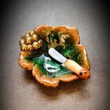 Vallauris vintage butter dish