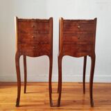 Pair of Louis XV style bedside tables