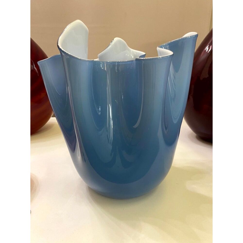 Murano glass vase multicolors