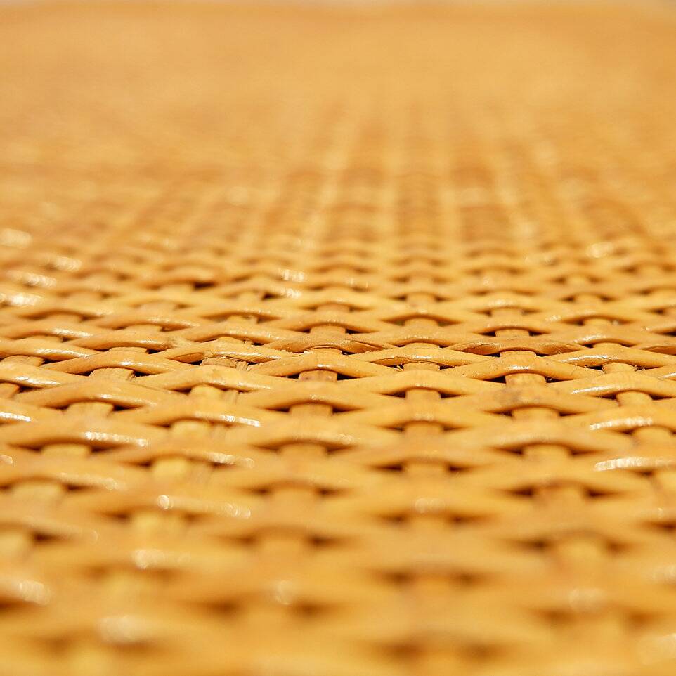 Vintage rattan sideboard in Roche Bobois style