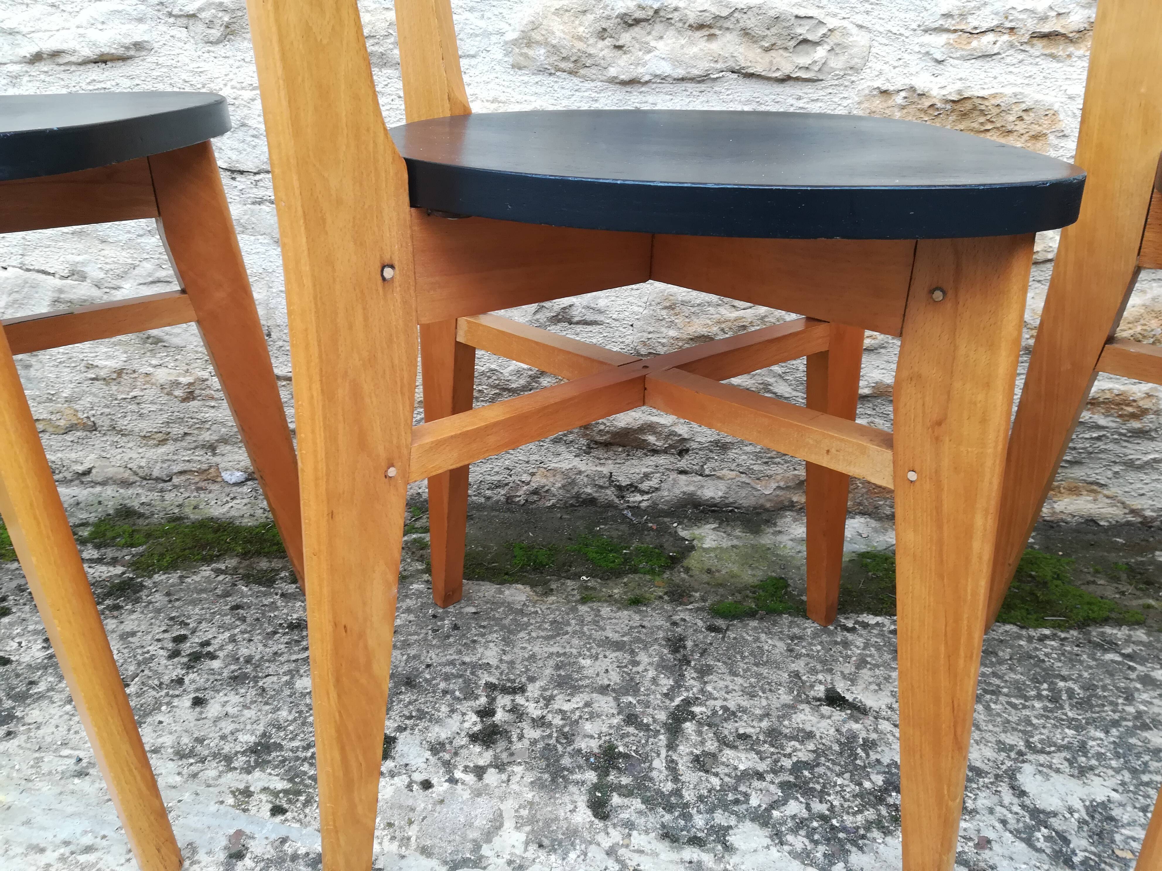 Set of 12 bistro chairs