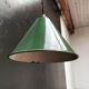 Suspension cone enamelled sheet metal