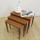 Nest of teak tables – H.W. Klein for Bramin, Denmark 1960 | Mid-Century