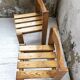 Duo de chaises en pin, style Les Arcs