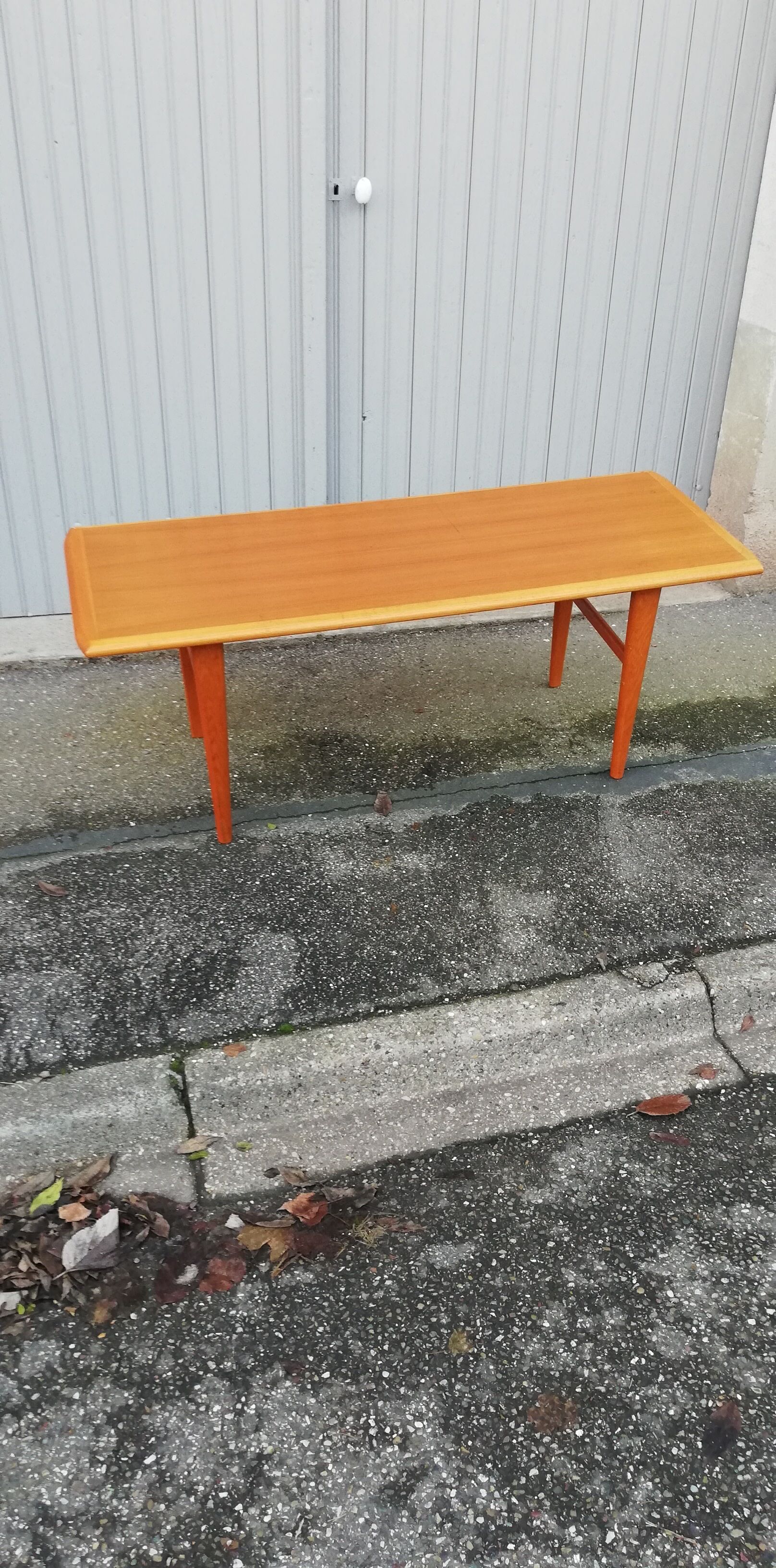 Scandinavian teak coffee table