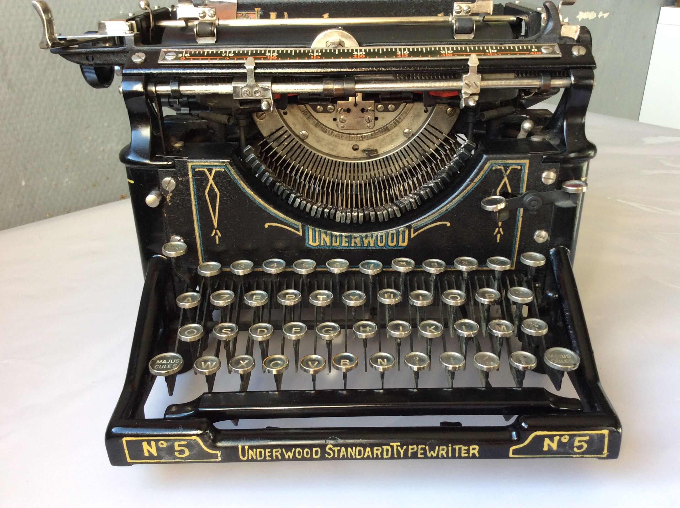 Old Underwood typewriter