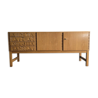 Vintage brutalist sideboard/buffet/chest of drawers