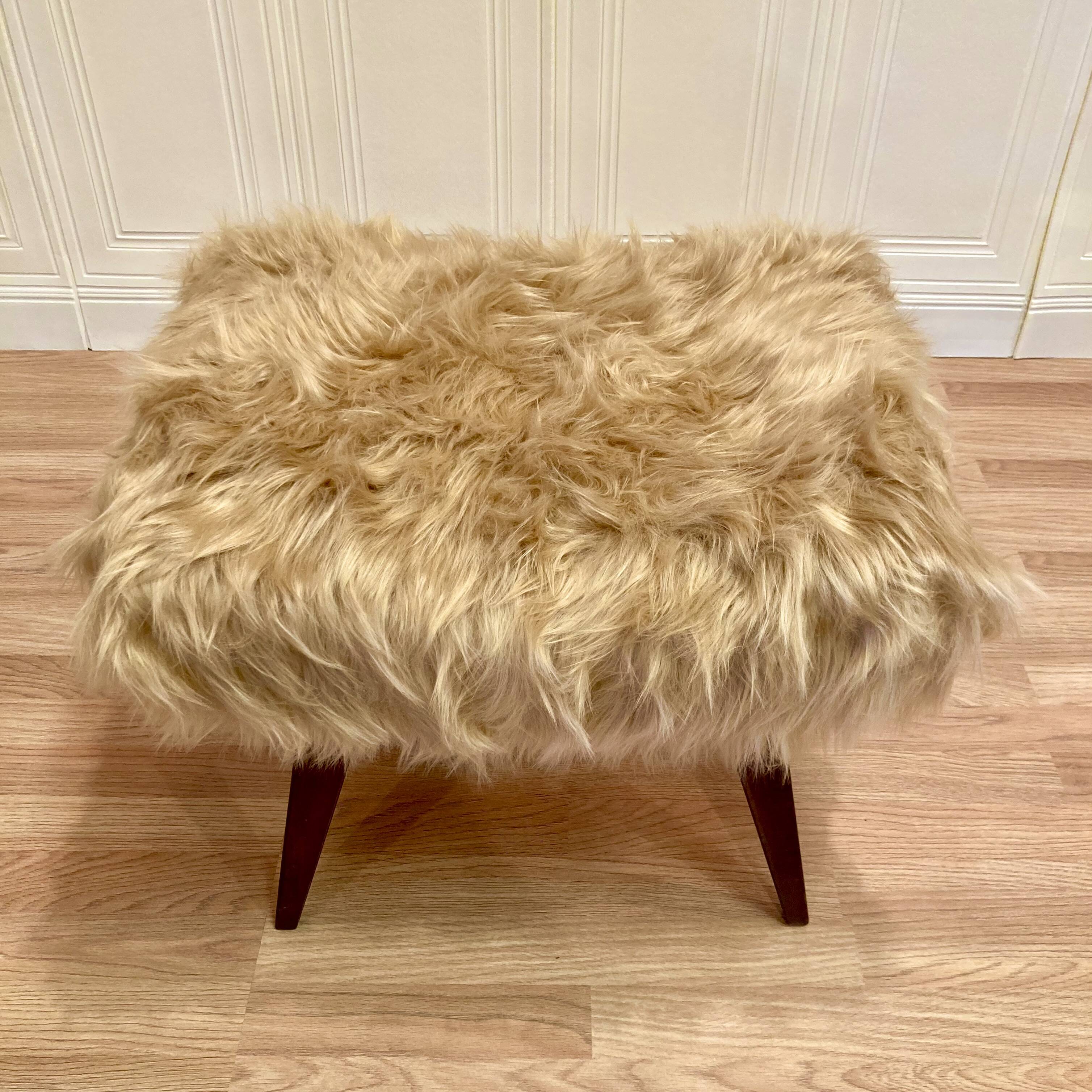 OTTOMAN OU REPOSE PIED DESIGN 1950.