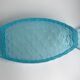 Fish pocket in turquoise blue glass 70s