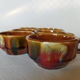 6 bistro coffee cups