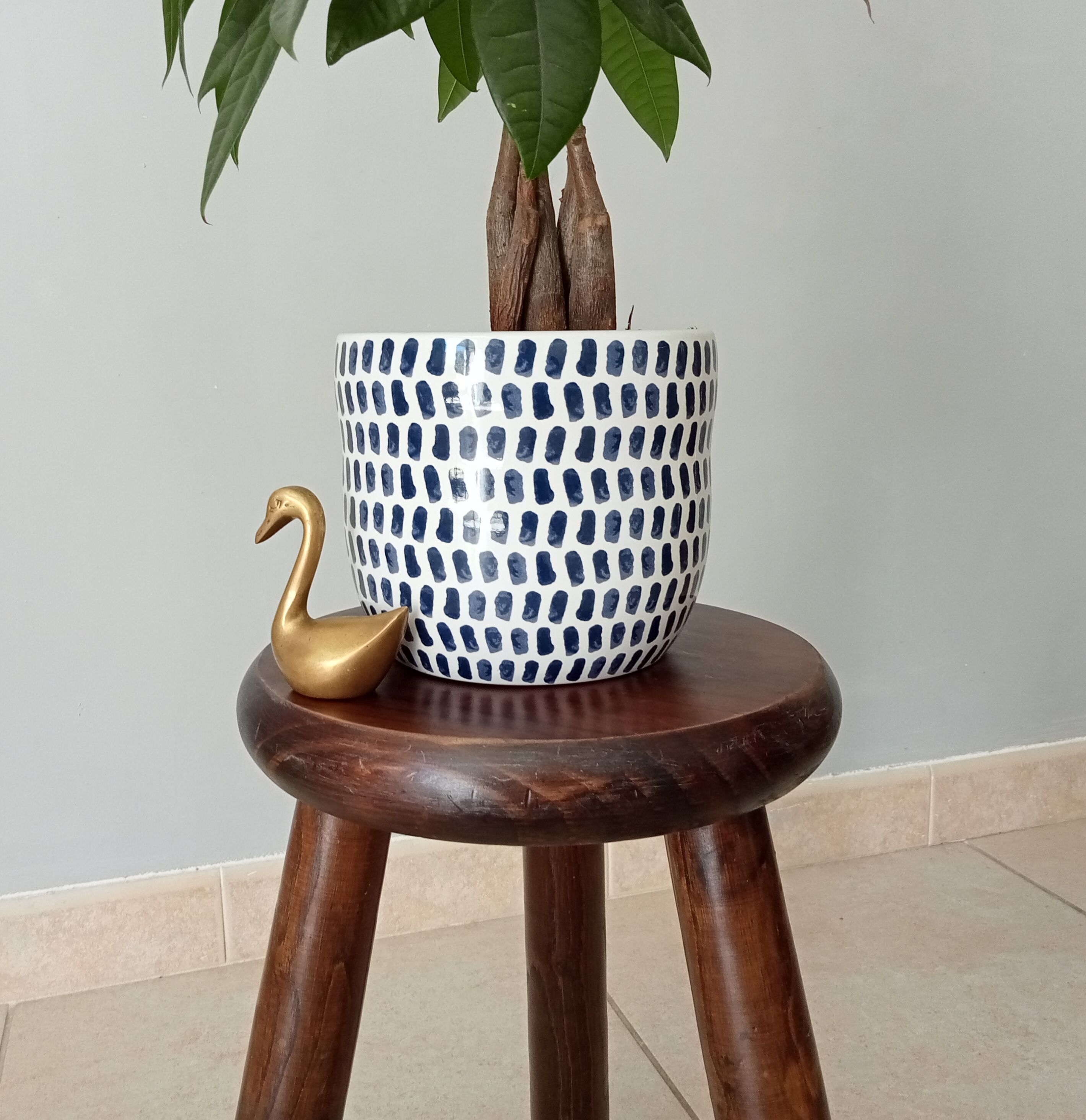 Vintage tripod stool 50s/60s