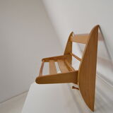 Mid-century wall folding  hanger and shelf, 1960's.