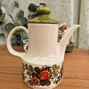 Colourful vintage 70s coffee maker